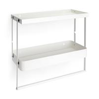 Habitat Towel Rail Shelving Unit - White