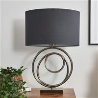 BHS Helix Table Lamp - Silver