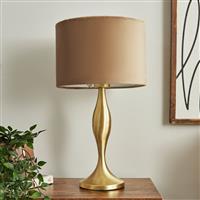 BHS Martha Large Spun Metal Table Lamp - Gold