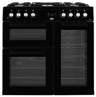 Beko KDVF90K 90cm Dual Fuel Range Cooker - Black