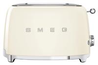 Smeg TSF01CRUK 50's Style Retro 2 Slice Toaster - Cream