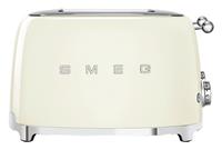 Smeg TSF03CRUK 50's Style Retro 4 Slice Toaster - Cream