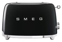 Smeg TSF01BLUK 50's Style Retro 2 Slice Toaster - Black