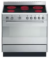 Smeg SUK91CMX9 90cm Single Electric Range Cooker - S/Steel