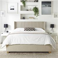 CL Soho Twill Kingsize Ottoman Bedframe - Natural