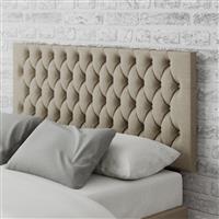 Aspire Monroe Linen Kingsize Headboard - Natural