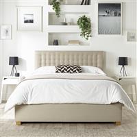 CL Opulence Twill Superking Ottoman Bedframe - Natural