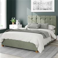 LLB Estella Velvet Superking Ottoman Bedframe - Duck Egg