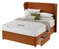 Silentnight Memory Superking 2 Drawer Divan Bed - Amber