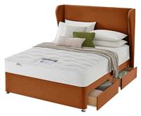 Silentnight Memory Superking 4 Drawer Divan Bed - Amber