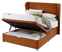 Silentnight 1000 Pkt Mem Superking Ottoman Divan Bed- Amber