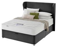 Silentnight 1000 Pkt Eco Double Ottoman Divan Bed- Charcoal