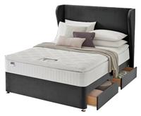 Silentnight Memory Superking 4 Drawer Divan Bed - Charcoal