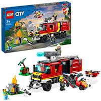 LEGO City Fire Command Unit Set with Fire Engine Toy 60374