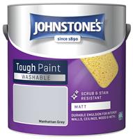 Johnstone's - Washable Matt Paint - Manhattan Grey - 2.5L