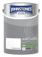 Johnstones Wall and Ceiling Silk Emulsion Paint 5L - White