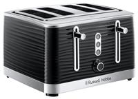 Russell Hobbs Inspire 4 Slice Black Plastic Toaster 24381