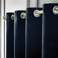 Hyperion Selene Chenille Curtain - Navy - 229X229cm