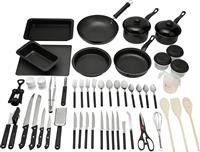 Home Essentials 50 Piece Non Stick Kitchen Starter Set