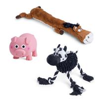 Petface Farm Yard Fun Animals Dog Toys