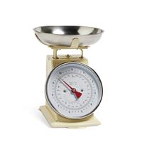 Habitat Stainless Steel Mechanical Kitchen Scale - Cream