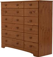 Argos Home Nordic 6+6 Drawer Chest of Drawers - Pine