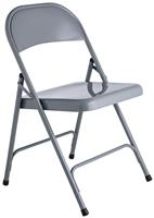 Habitat Macadam Metal Folding Chair - Grey