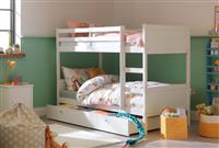 Habitat Detachable Bunk Bed with Storage - White