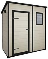 Keter Manor Pent Outdoor Garden Storage Shed 6 x 4ft - Brown