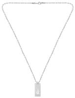 Lacoste Men's Stainless Steel Green Piping Pendant Necklace