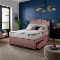 Silentnight Comfort Kingsize 2 Drawer Divan Bed - Pink