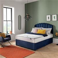 Silentnight Middleton Double Comfort Divan Bed - Blue
