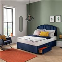 Silentnight Comfort Kingsize 2 Drawer Divan Bed - Blue