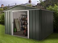 Yardmaster Deluxe Metal Shed with Support Frame - 10 x 10ft