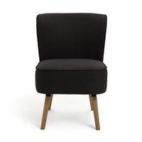 Habitat Eppy Fabric Accent Chair - Charcoal