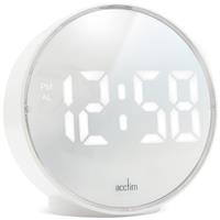 Acctim Giro Digital LED Alarm Clock - White