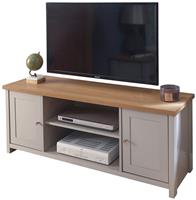 GFW Lancaster 2 Door TV Unit - Grey