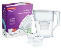 Aqua Optima Liscia Water Filter Jug - White