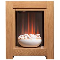 Adam Monet Electric Fire Suite - Oak