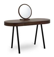 Habitat Lila 1 Drawer Dressing Table - Walnut