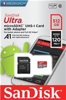 SanDisk Ultra 150MBs microSD Memory Card - 512GB