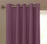 Habitat Plain Blackout Eyelet Curtains - Plum