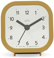 Acctim Remi Analogue Alarm Clock - Mustard