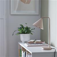 Habitat Cone 40cm Metal Adjustable Table Lamp - Rose