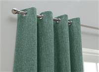 Habitat Blackout Fully Lined Eyelet Curtains - Forest Green