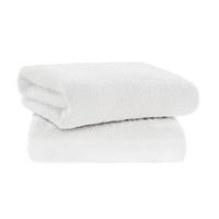 Home Essentials Plain 2 Pack Hand Towels - Super White