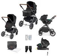 Ickle Bubba Cosmo i-Size & Isofix Travel System - Black