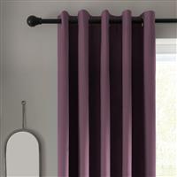 Habitat Plain Blackout Eyelet Curtains - Plum