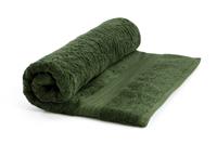 Habitat Egyptian Cotton Plain Bath Sheet - Forest Green