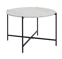 Argos Home Jules Round Coffee Table - Black & White